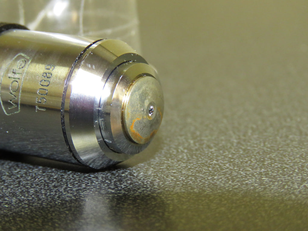 Wolfe 100x / 1.25 OIL Spring Loaded Microscope Objective 750089 ...