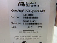 ABI Applied Biosystems GeneAmp PCR System 9700 Thermocycler 96 Well Gold