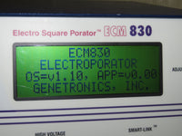 BTX ECM 830 Electroporation Electro Square Porator, Square Wave, 5 to 500V w/ Caliper
