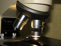 Olympus BH-2 BHTU microscope - 100x 40x 10x objectives with Manual