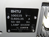 Olympus BH-2 BHTU microscope - 100x 40x 10x objectives with Manual
