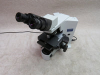 Olympus BX41TF microscope with U-DCW darkfield condenser, U-BI30-2 widefield binocular Head, 3 objectives