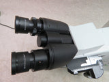 Olympus BX41TF microscope with U-DCW darkfield condenser, U-BI30-2 widefield binocular Head, 3 objectives