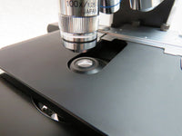 Olympus BX41TF microscope with U-DCW darkfield condenser, U-BI30-2 widefield binocular Head, 3 objectives