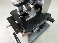 Olympus BH-2 BHTU microscope with 4 objectives, 2 condensers (Abbe, Darkfield), case