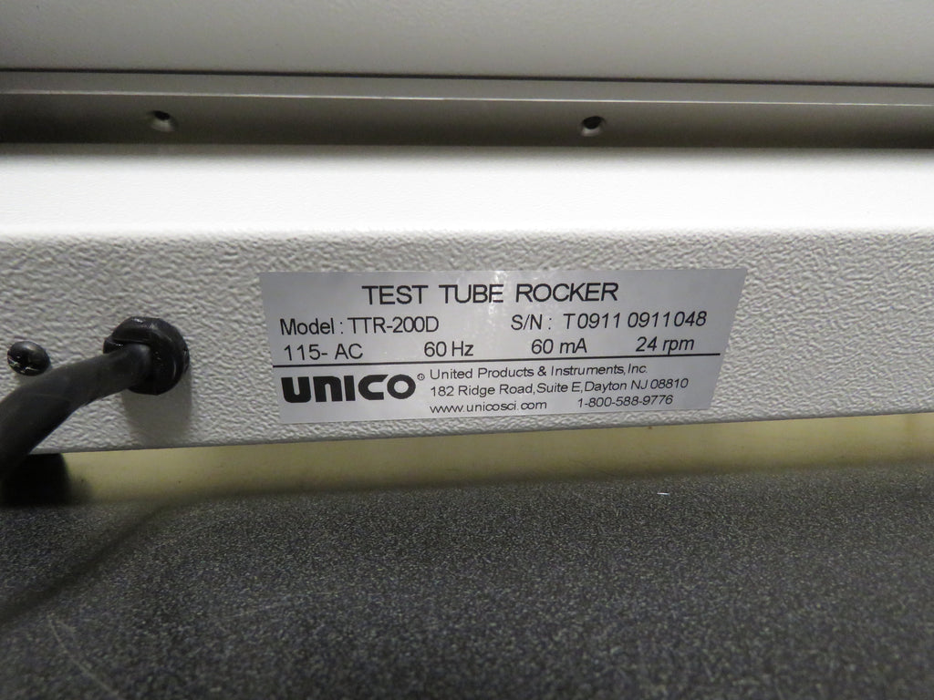 Unico TTR-200D Double Decker 30 Position Test Tube Rocker Mixer ...