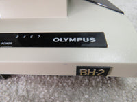 Olympus BH-2 BHTU microscope with 4 objectives, 2 condensers (Abbe, Darkfield), case