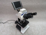 Fisher Scientific Micromaster 12-563-31 microscope, 4 objectives, digital imaging, LCD viewer