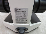 Fisher Scientific Micromaster 12-563-31 microscope, 4 objectives, digital imaging, LCD viewer