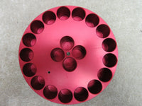 ChemGlass reaction block, 4 Dram (16mL), 21 position, CG-1991-06 for hot plates