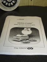 Clay Adams Sero-Fuge 2001 Benchtop Centrifuge w/ Rotor & Manual - VIDEO!
