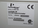 PERKIN Elmer Lambda 35 UV/Vis Spectrophotometer w/ PC UV Winlab 4.2