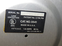 Clay Adams SERO-FUGE II 0541 Benchtop Centrifuge with Rotor