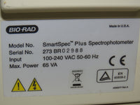 Bio-Rad SmartSpec Plus UV/vis Spectrophotometer  200–800 nm DNA RNA Quantitation