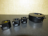 Olympus IX-RFAC Microscope 4 Cube Turret with U-NMB U-MWG U-MWB Cubes