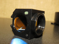 Olympus IX-RFAC Microscope 4 Cube Turret with U-NMB U-MWG U-MWB Cubes