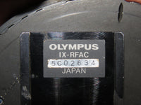 Olympus IX-RFAC Microscope 4 Cube Turret with U-NMB U-MWG U-MWB Cubes