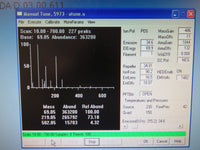 HP Agilent 6890A G1530A GC G1098A 5973A Diffusion EI MSD, S/SL, PP see tune report