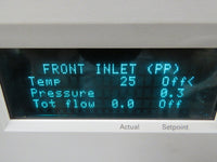 HP Agilent 6890A G1530A GC G1098A 5973A Diffusion EI MSD, S/SL, PP see tune report