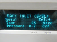 HP Agilent 6890A G1530A GC G1098A 5973A Diffusion EI MSD, S/SL, PP see tune report