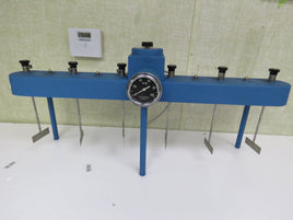 Phipps and Bird Model 300 Six 6 Position Jar Tester / Lab Paddle Stirrer 0-100 RPM