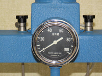 Phipps and Bird Model 300 Six 6 Position Jar Tester / Lab Paddle Stirrer 0-100 RPM