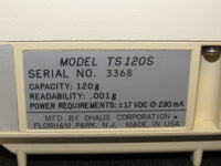 Ohaus PRECISION STANDARD TS 120S Benchtop Electronic Balance Scale 120g Capacity
