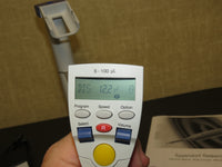 Eppendorf Research Pro Single Channel 5-100uL Electronic Pipette w/ Charger, New Battery & Manual!