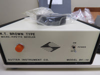 Sutter K.T. Brown Type Micro Pipette Beveler BV-10 BV10 - New Open Box!