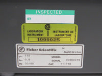 Fisher Scientific 11-718 Dual Temp Dry Bath Incubator w/ 24 Well Heat Block Temp Tested!