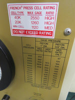 SLM Aminco FA-078 FRENCH Pressure Cell Press 115V