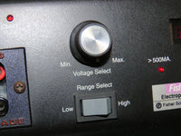 Fisherbiotech Electrophoresis System FB105 Power Supply 300mA @ 150-250V, 500mA below 150V