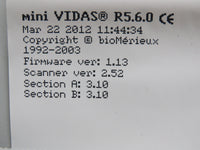 Biomerieux MINI VIDAS BLUE Compact Automated Immunoassay System with Scanner