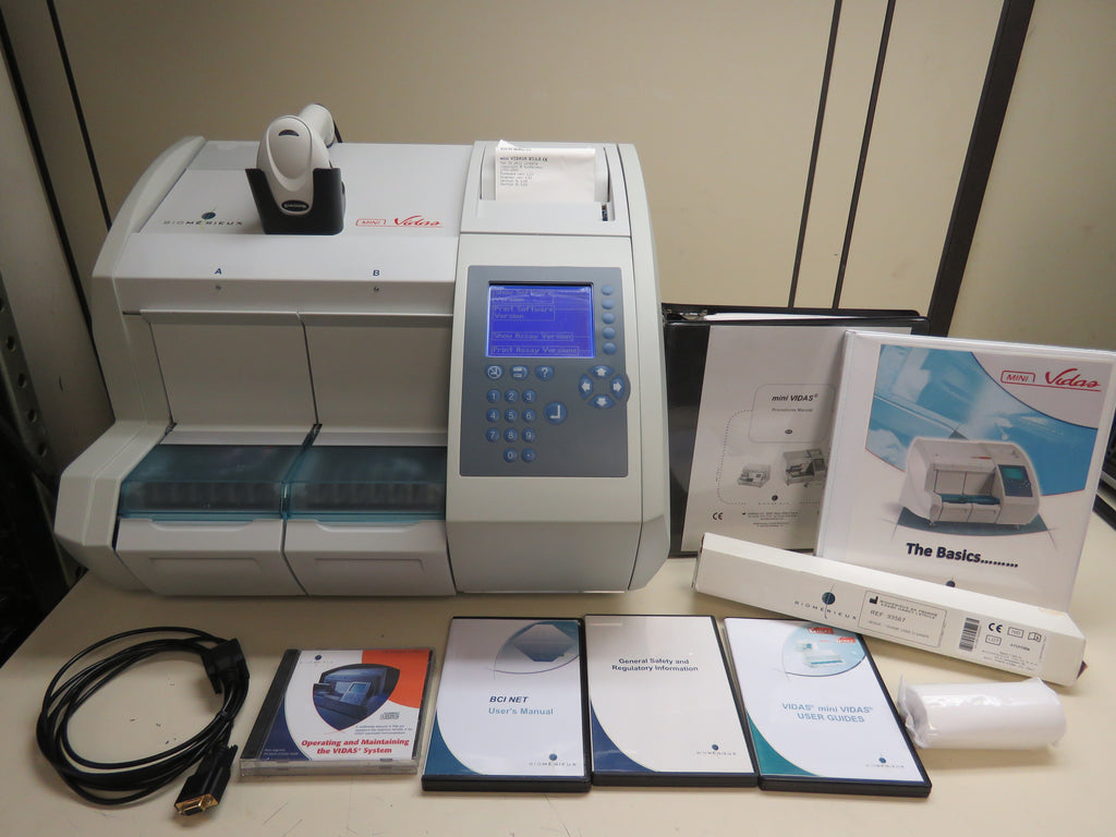 Biomerieux MINI VIDAS BLUE Compact Automated Immunoassay System with Scanner