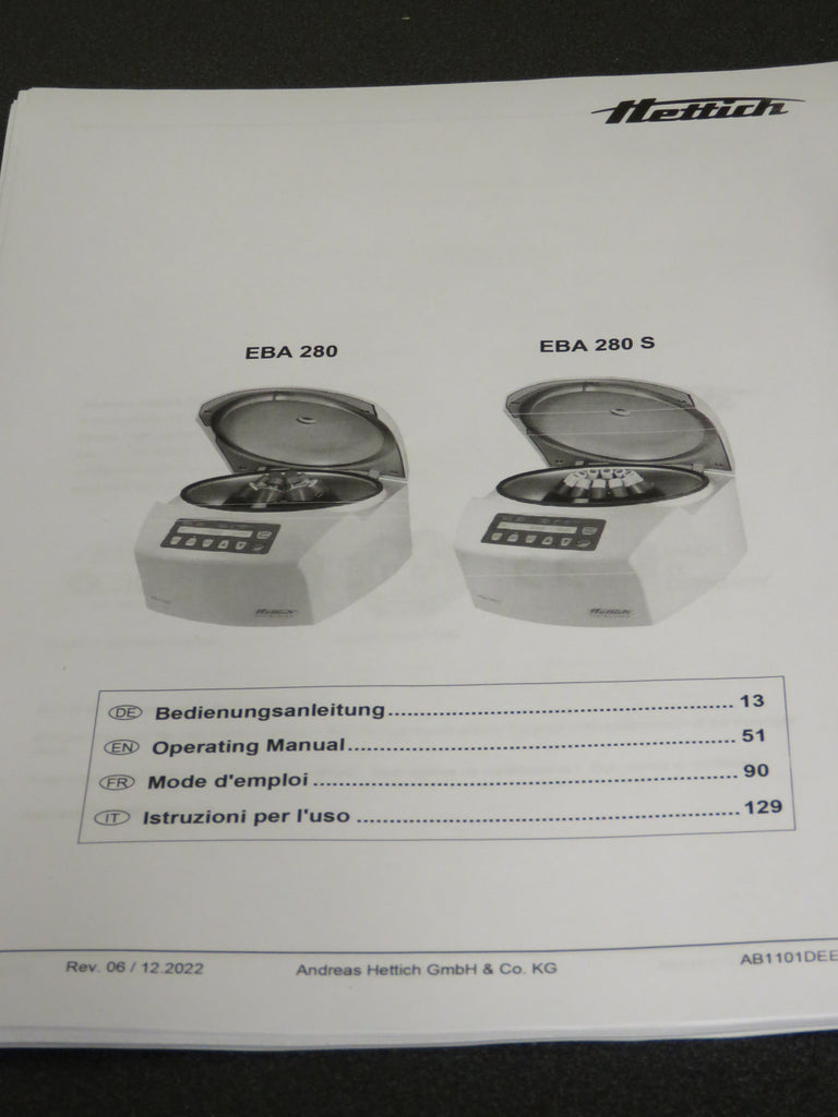 EBA 280 - Small Centrifuge