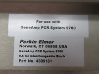 ABI GeneAmp PCR 9700 Thermocycler - 60 / 0.5 mL Reaction Tube Block Module