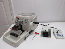 #2 2015 Leica RM2255 Fully Automated Rotary Microtome w/ Remote control & Foot Pedal