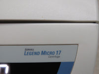 Thermo Sorvall Legend Micro 17 Microcentrifuge w/ 24 x 1.5/2.0mL 75003424 rotor