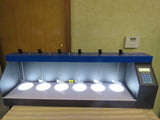 Phipps and Bird Model 7790-900B Steel Jar Tester-Lab Stirrer, 6-Paddle w/ Illuminated Base, up to 300 RPM
