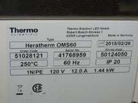 2015 Thermo Scientific  HERATHERM OMS60 Lab Convection Oven 250C - Great Shape!