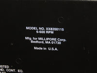 Millipore XX8200115 Peristaltic Lab Pump w/ XX80EL005 Head 6-600RPM