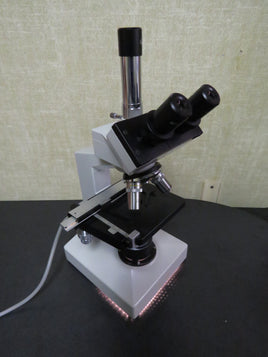 Wolfe Trinocular Microscope - 3 objectives - nice condition