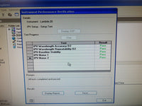 Perkin Elmer Lambda 20 UV-Visible Spectrophotometer with Computer