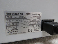 Eppendorf 5804 Centrifuge w/ A-4-44 rotor, 2 buckets