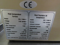 MTI Corporation GSL-1100X-S High Temperature Furnace, vacuum pump, pressure controller