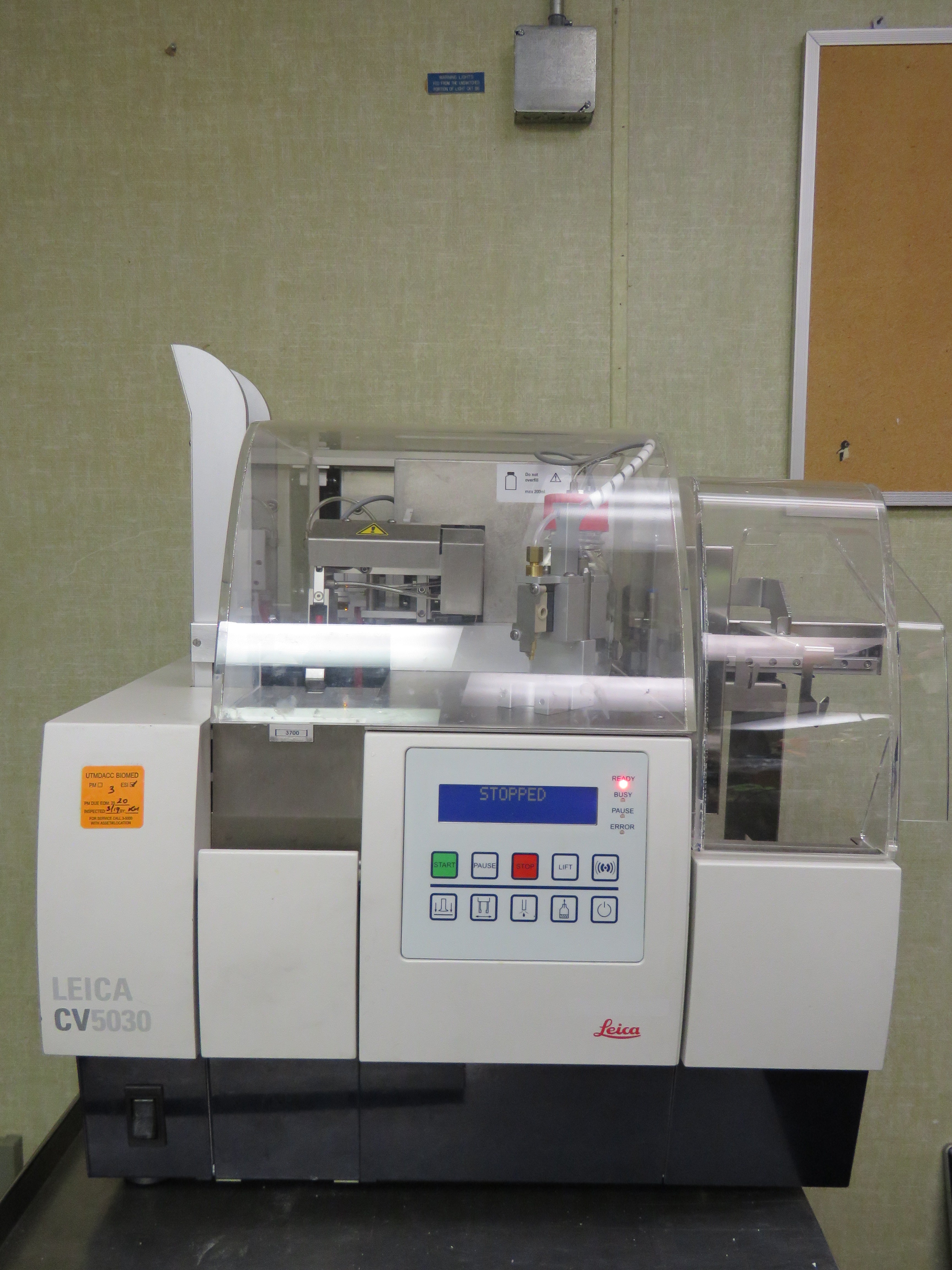 Leica CV5030 Fully Automated Glass Coverslipper w/ TS 5015 Transfer St ...