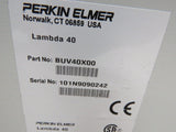 Perkin Elmer Lambda 40 UV/Vis Spectrophotometer w/ PC and software