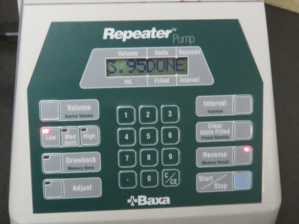 Baxter Keypad Baxter BAXA Pharmacy Repeater Pump Model 099R| Express Lab Werks, LLC