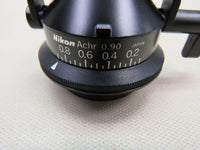 Nikon Microscope Flip Top Achr 0.90 Condenser for Labophot Optiphot