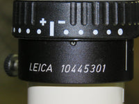 Leica MZ8 inspection stereo microscope w/ 10446194 phototube